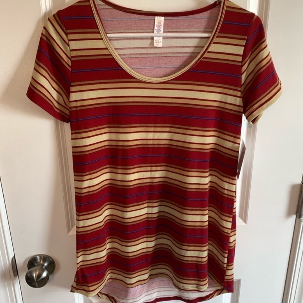 NWT LuLaRoe Striped Classic T